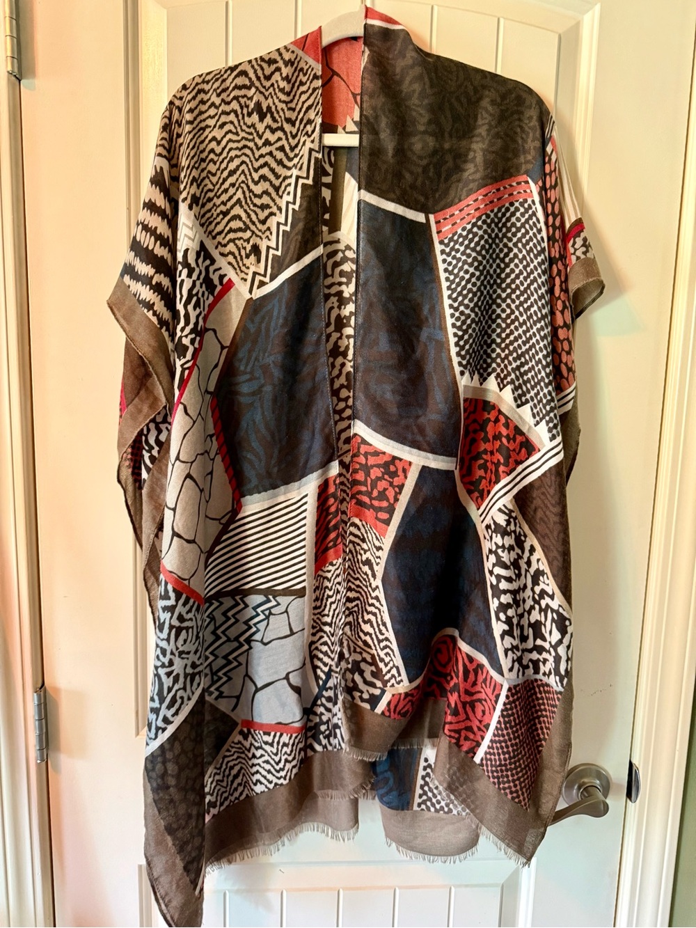 Anthropologie Do everything in love Patchwork Kimono One Size EUC